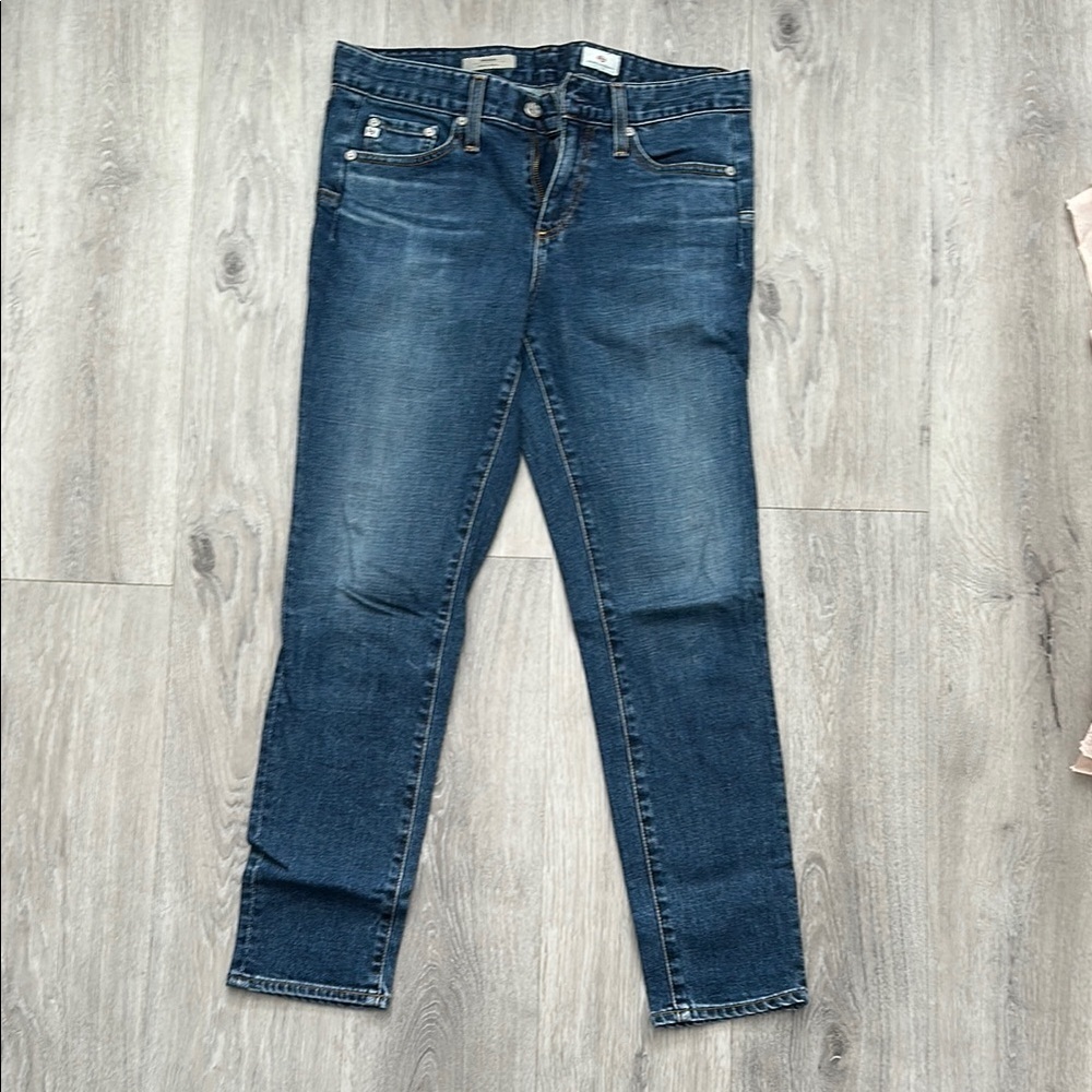 Ag Adriano Goldschmied Blue Skinny Jeans